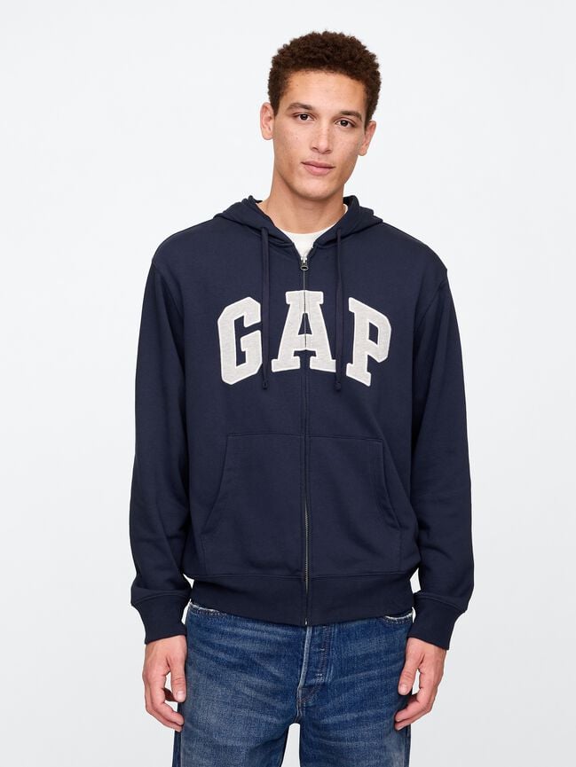 Gap Logo Zip Hoodie gap logo zip hoodie