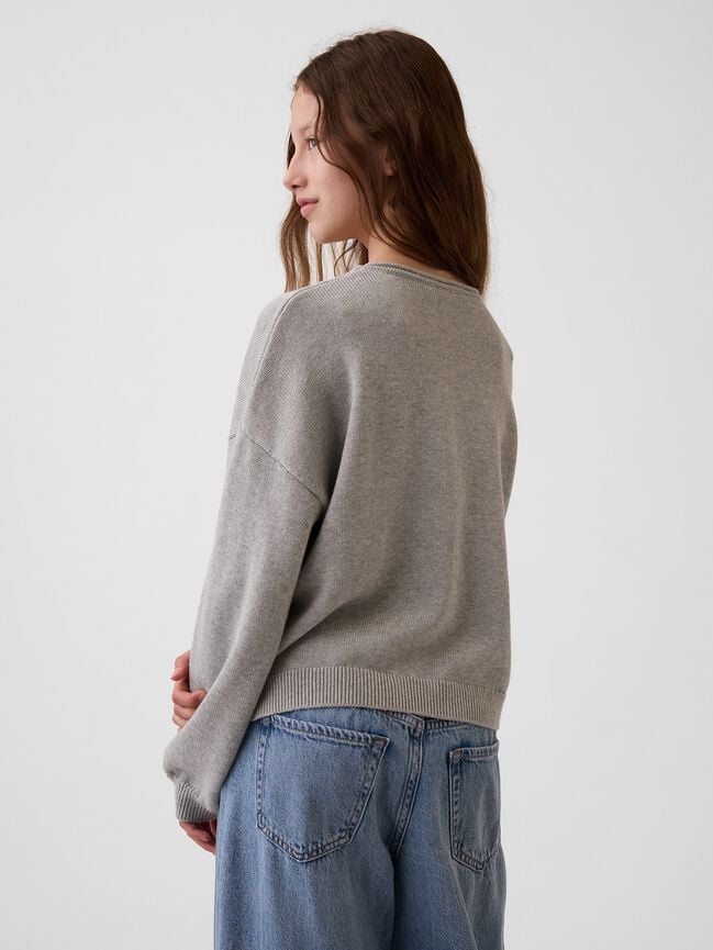 Kids Oversized Rollneck Sweater gap kids oversized rollneck sweater