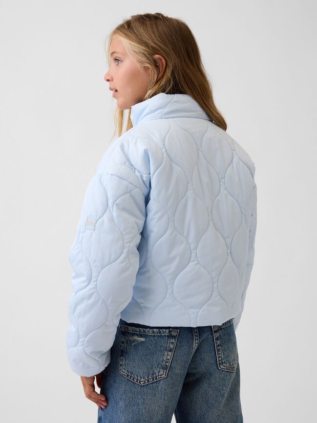 Kids Relaxed Puffer Jacket gap kids relaxed puffer jacket