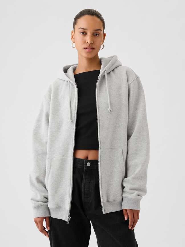 Adult VintageSoft Relaxed Zip Hoodie gap adult vintagesoft relaxed zip hoodie