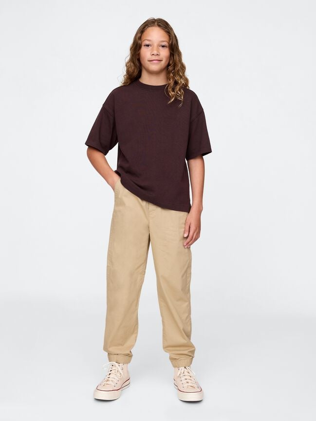 Kids Uniform Relaxed Joggers gap kids uniform relaxed joggers
