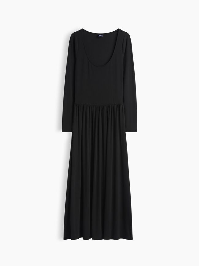 Drop-Waist Maxi Dress gap drop waist maxi dress