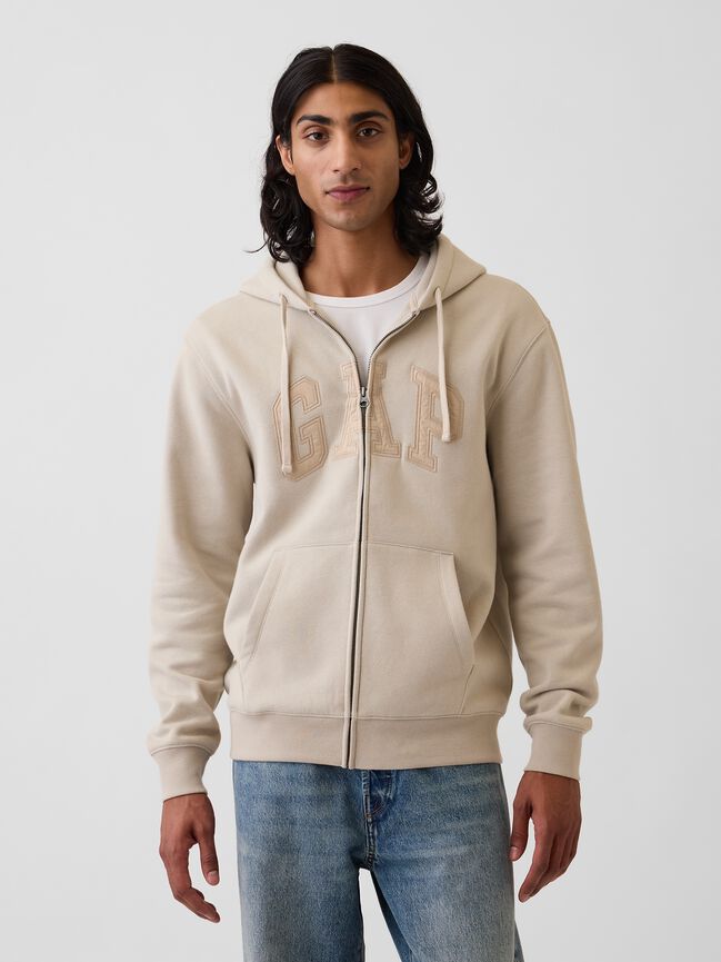Adult VintageSoft Arch Logo Zip Hoodie gap adult vintagesoft arch logo zip hoodie