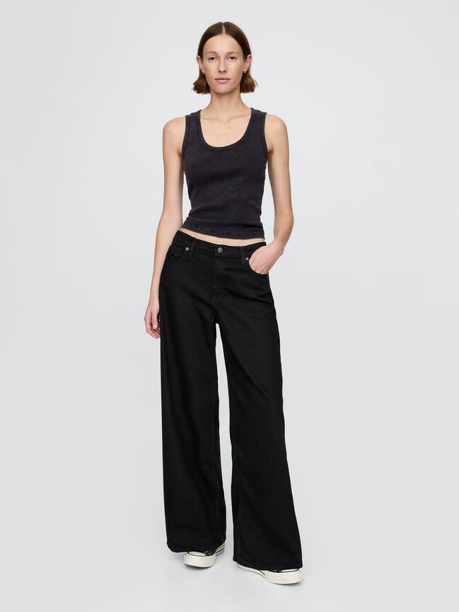 Mid Rise UltraSoft Baggy Jeans gap mid rise ultrasoft baggy jeans