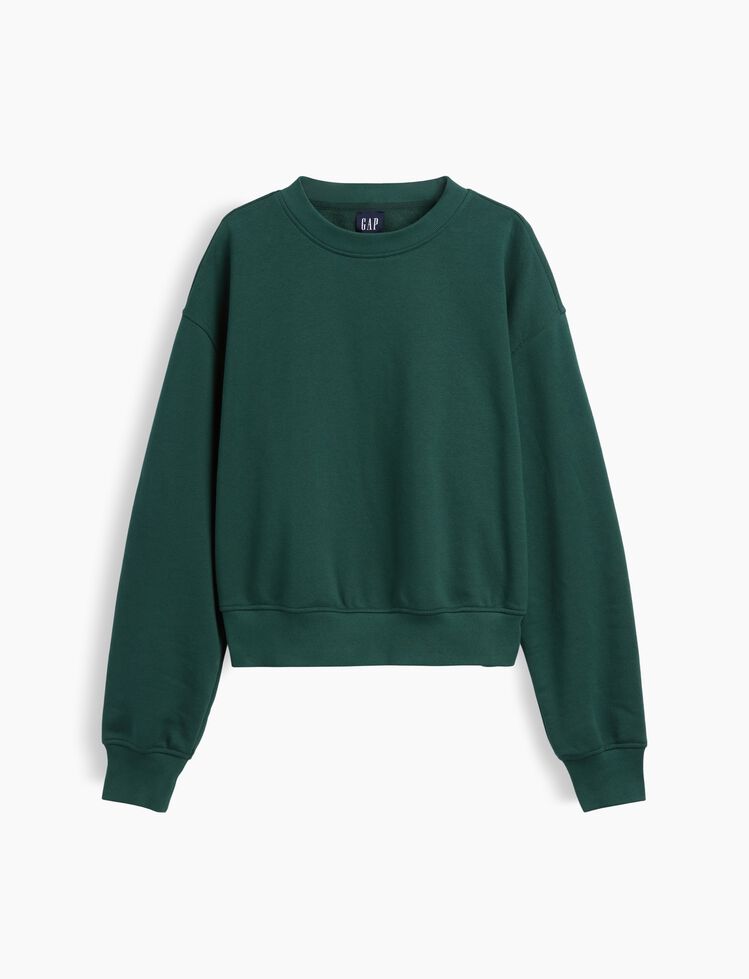 VintageSoft Oversized Split-Hem Sweatshirt gap vintagesoft oversized split hem sweatshirt