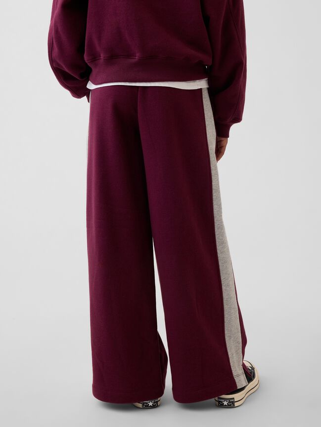 Kids VintageSoft Baggy Varsity Sweatpants gap kids vintagesoft baggy varsity sweatpants