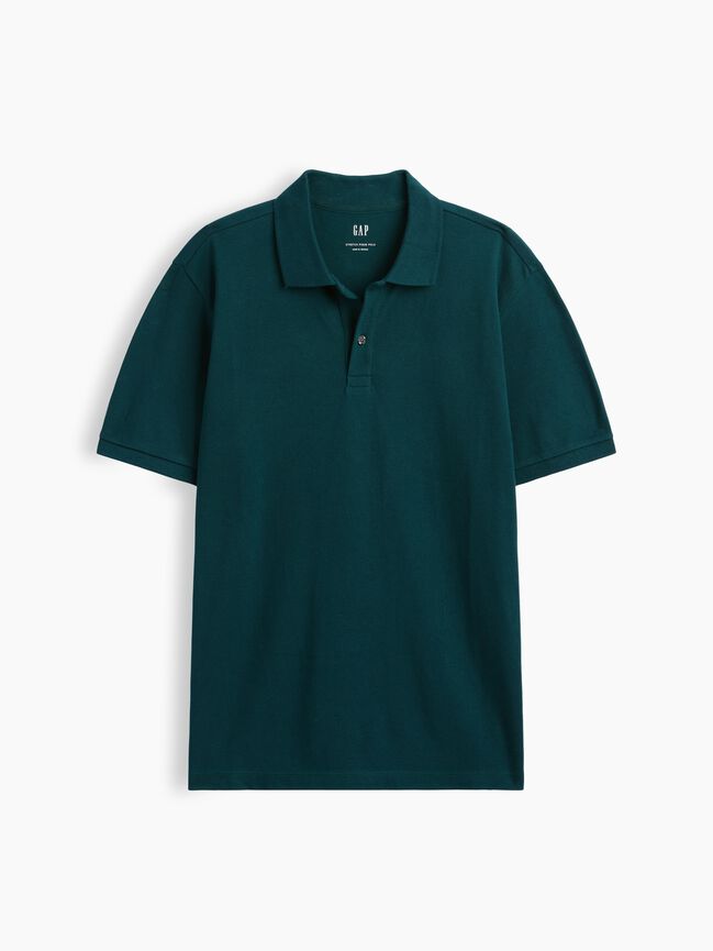 Stretch Pique Polo Shirt gap stretch pique polo shirt