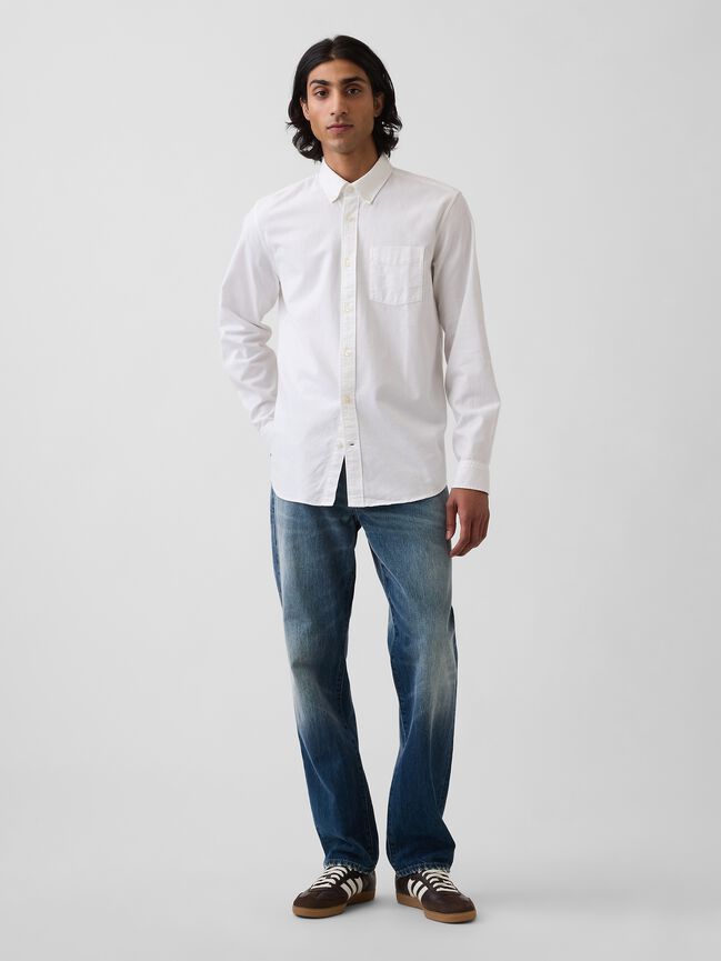 Oxford Button-Down Shirt gap oxford button down shirt