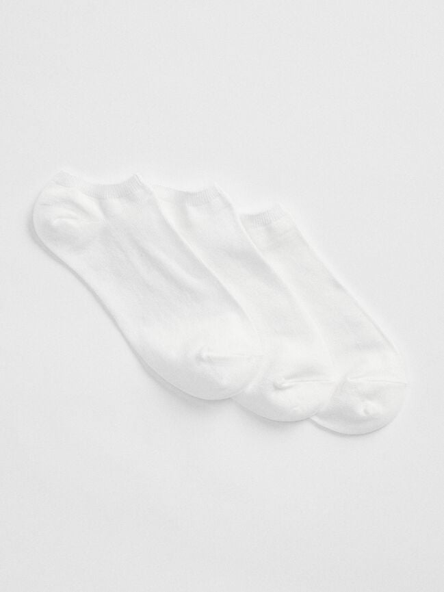 Basic Ankle Socks (3-Pack) gap basic ankle socks 3 pack