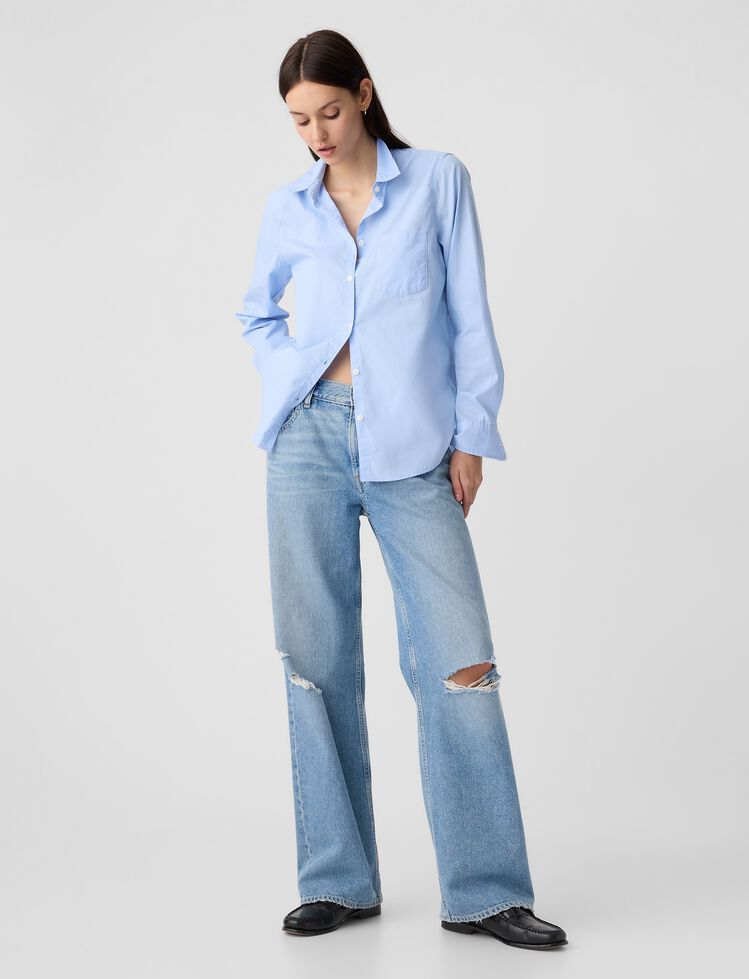 Classic Cotton Shirt gap classic cotton shirt
