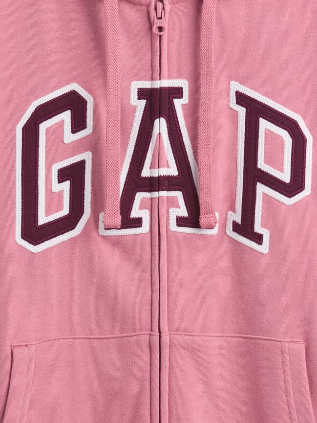 Relaxed Gap Logo Zip Hoodie relaxed gap logo zip hoodie
