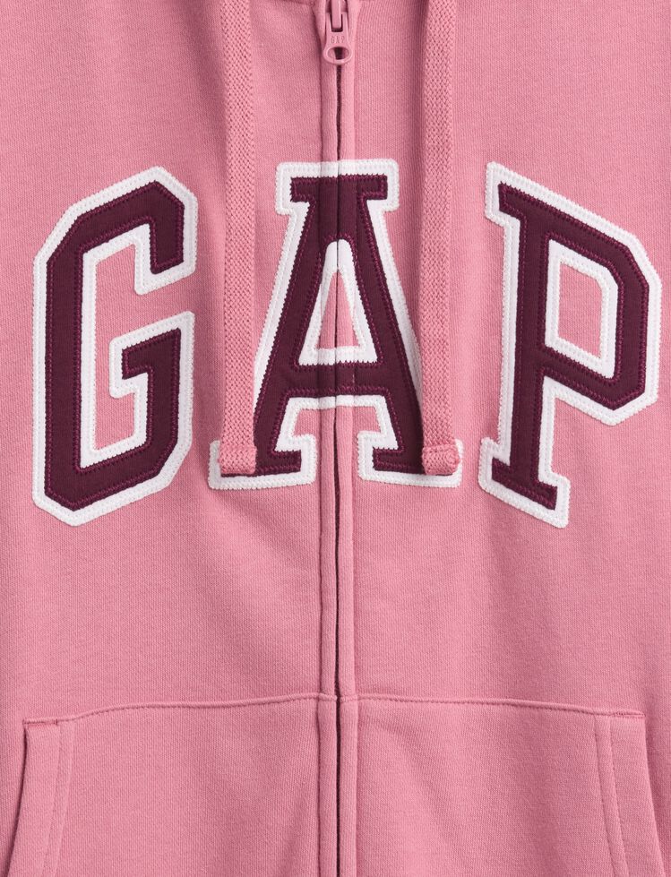Relaxed Gap Logo Zip Hoodie relaxed gap logo zip hoodie