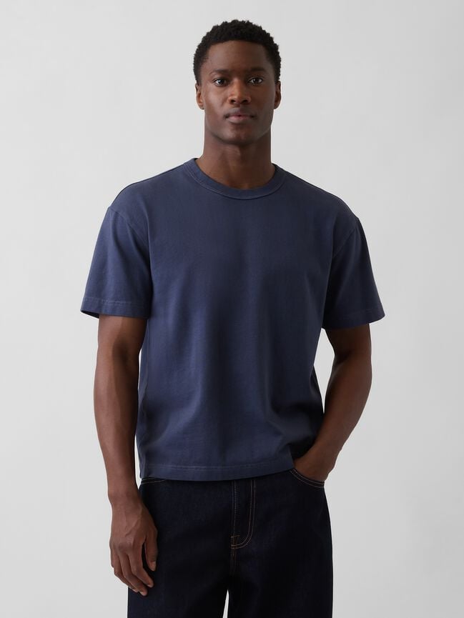 Adult Heavyweight Crop T-Shirt gap adult heavyweight crop t shirt