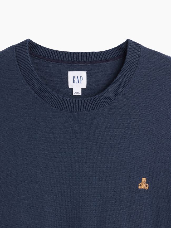Cotton Crewneck Sweater gap cotton crewneck sweater