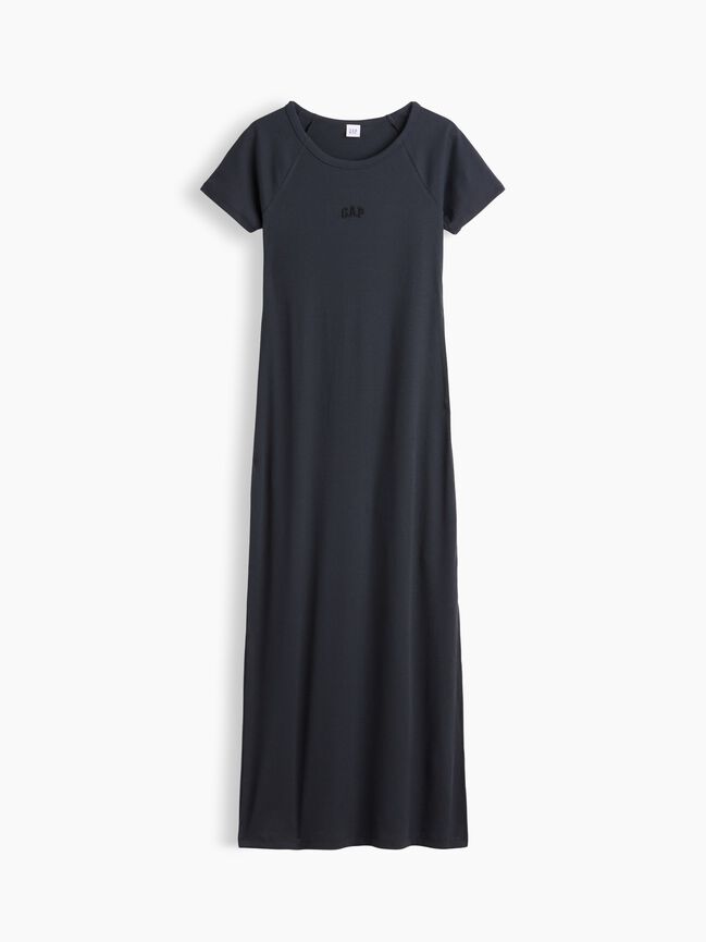 Modern Ribbed Gap Logo Maxi Dress modern ribbed gap logo maxi dress