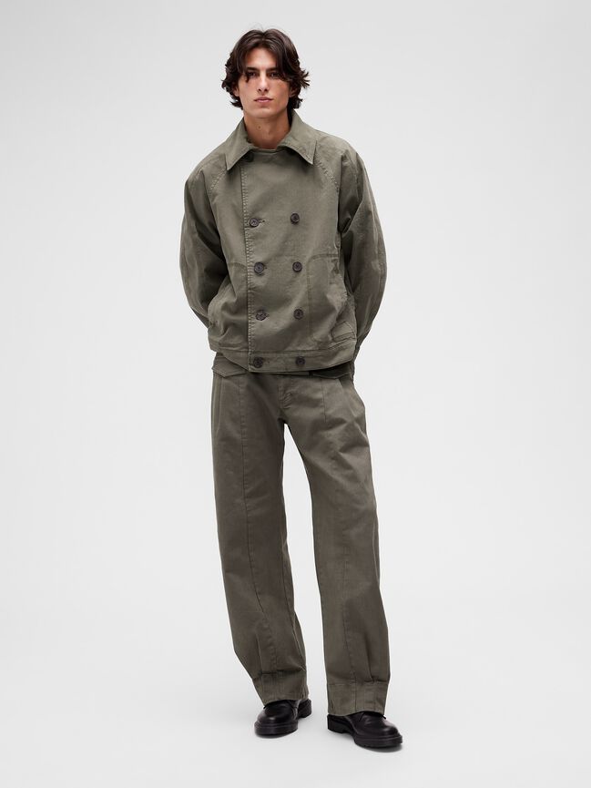 GapStudio Herringbone Peacoat gapstudio herringbone peacoat