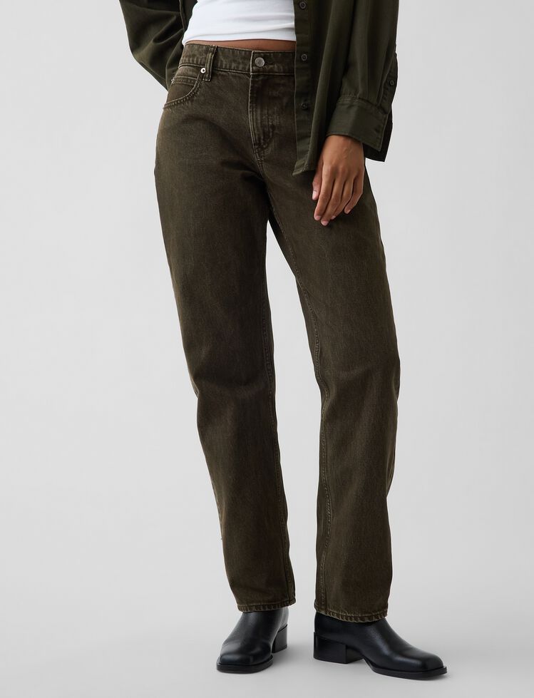 Mid Rise Straight Taper Jeans gap mid rise straight taper jeans