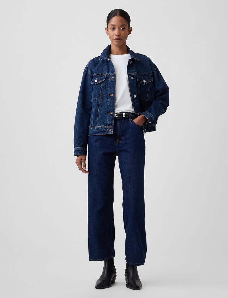 Relaxed Icon Denim Jacket gap relaxed icon denim jacket