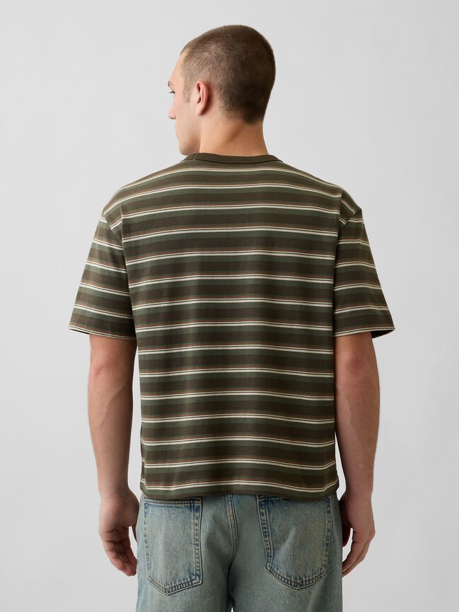تي شيرت قصير سميك للكبار gap تي شيرت قصير سميك للكبار