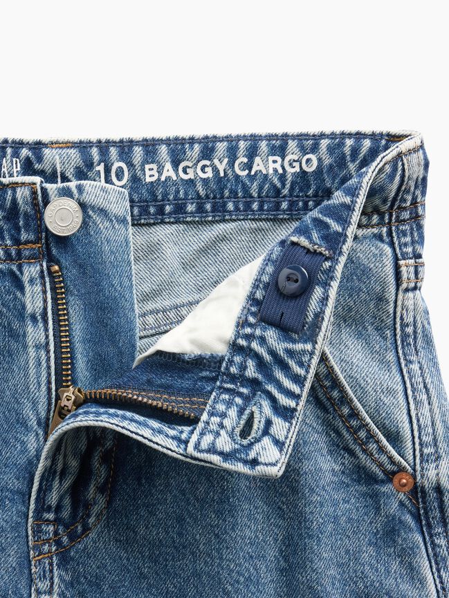 Kids Baggy Cargo Jeans gap kids baggy cargo jeans