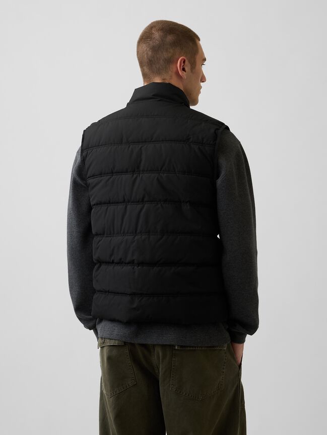 Relaxed Puffer Vest gap relaxed puffer vest