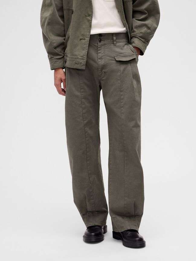 GapStudio Herringbone Baggy Pants gapstudio herringbone baggy pants