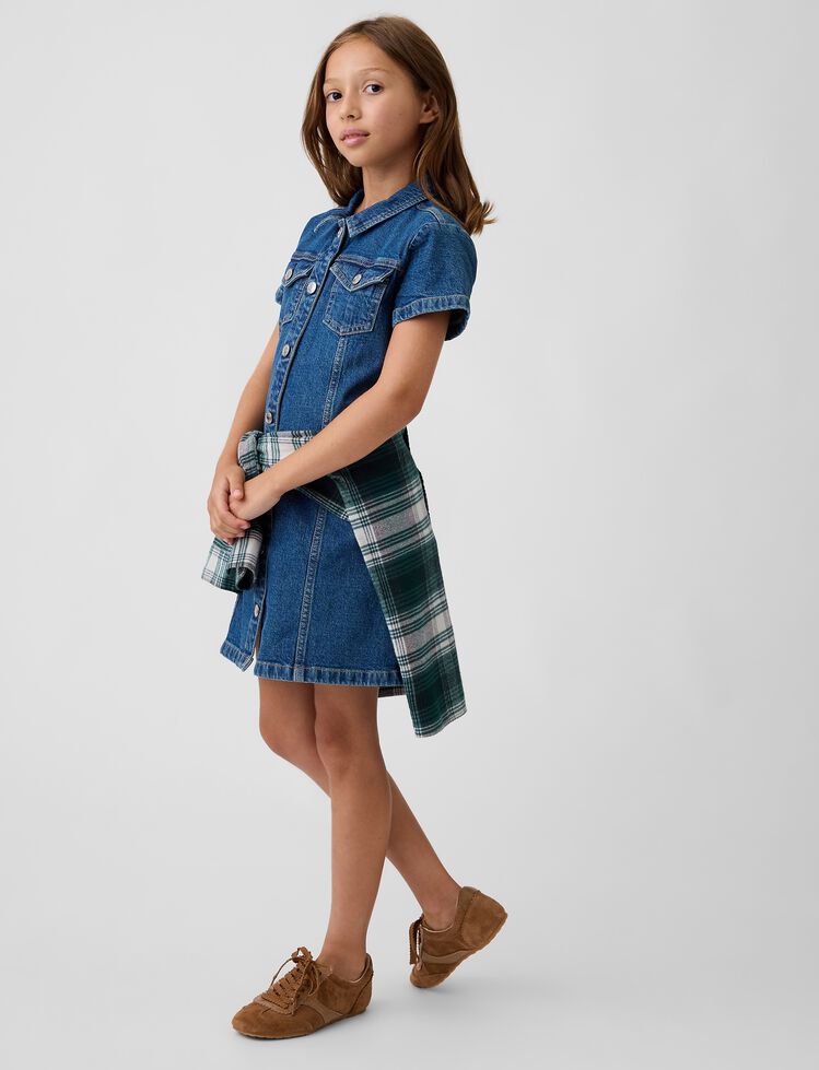 Kids Denim Shirtdress gap kids denim shirtdress