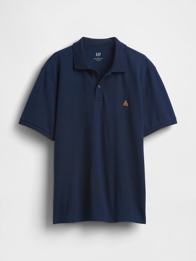Brannan Bear Stretch Pique Polo Shirt gap brannan bear stretch pique polo shirt