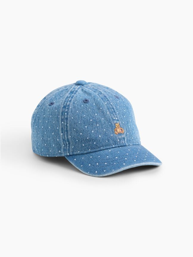 Baby & Toddler Denim Dot Baseball Hat gap baby toddler denim dot baseball hat