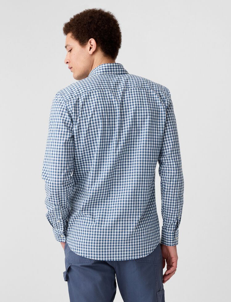 Stretch Poplin Shirt in Slim Fit gap stretch poplin shirt in slim fit