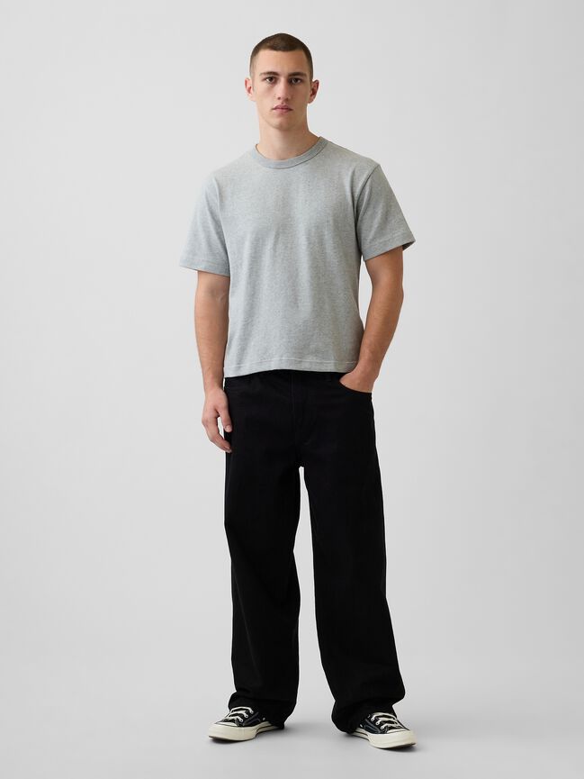 Adult Heavyweight Crop T-Shirt gap adult heavyweight crop t shirt