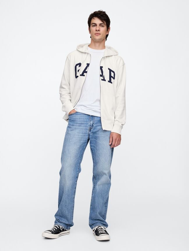Gap Logo Zip Hoodie gap logo zip hoodie