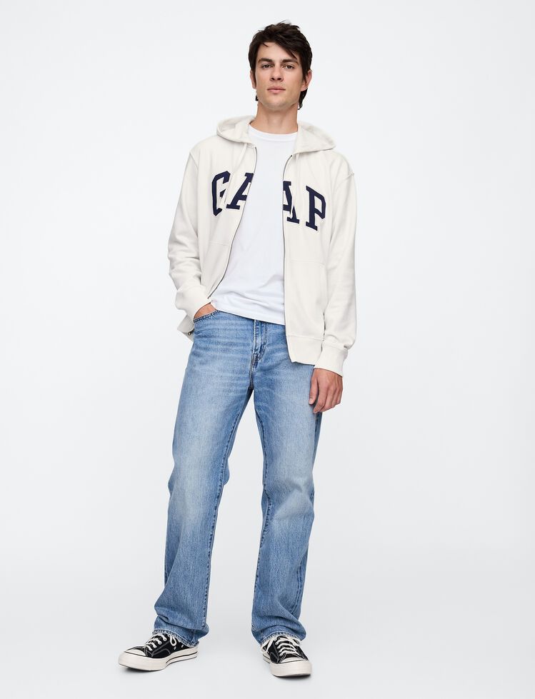 Gap Logo Zip Hoodie gap logo zip hoodie