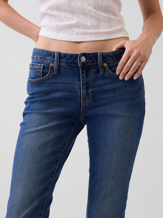 Low Rise Long & Lean Jeans gap low rise long lean jeans