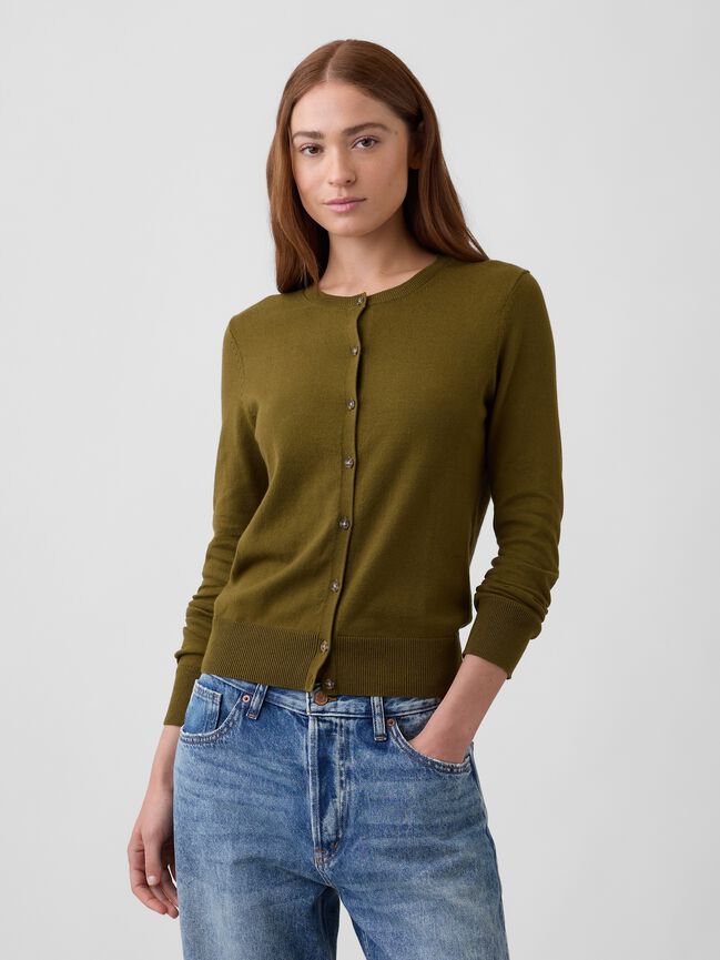 Crewneck Cardigan gap crewneck cardigan