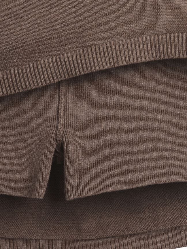 100% Cotton Mini Sweater Skort gap 100 cotton mini sweater skort