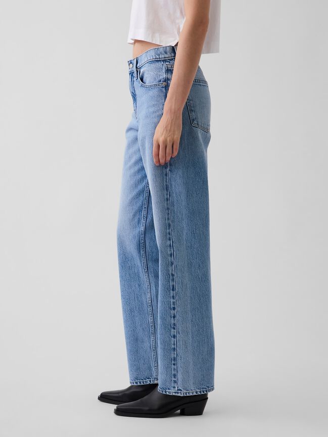 Mid Rise Straight Taper Jeans gap mid rise straight taper jeans