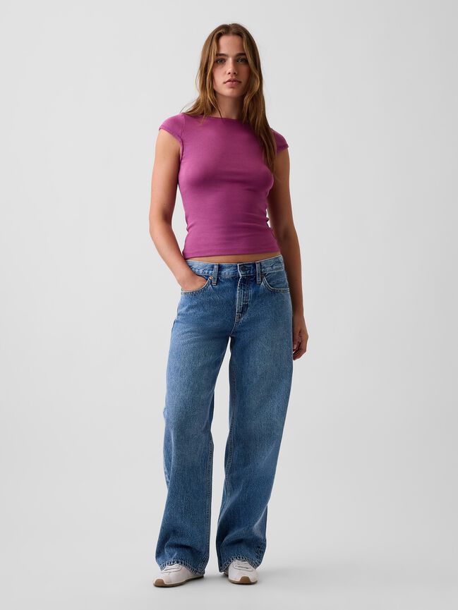 Modern Boatneck T-Shirt gap modern boatneck t shirt