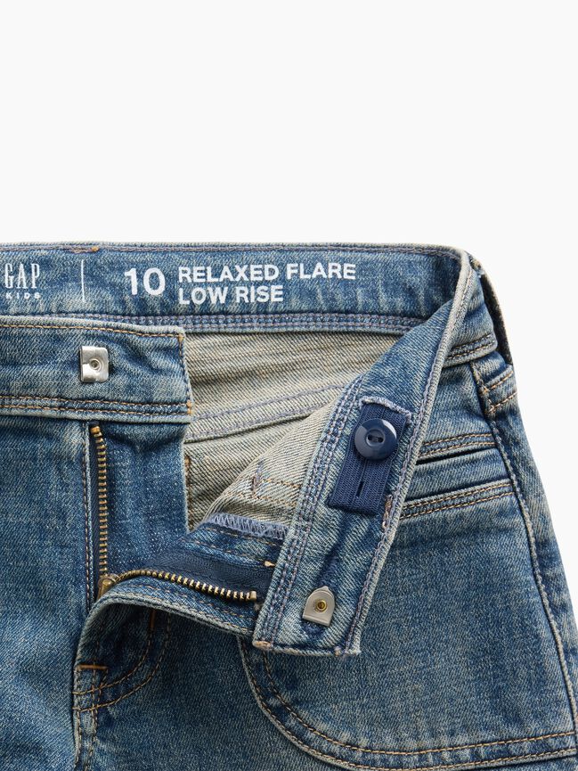 Kids Low Rise Relaxed Flare Jeans gap kids low rise relaxed flare jeans