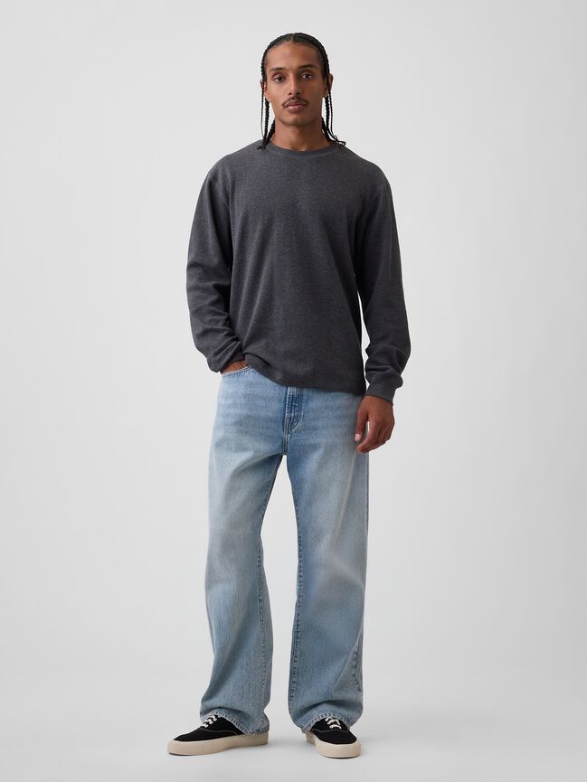 Relaxed Waffle T-Shirt gap relaxed waffle t shirt
