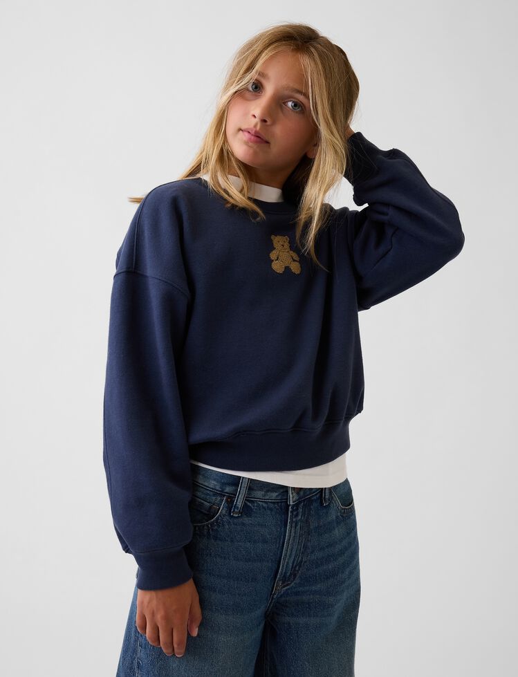 Kids VintageSoft Wedge Sweatshirt gap kids vintagesoft wedge sweatshirt