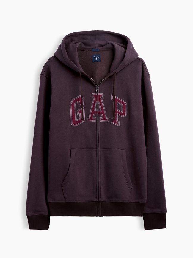 Adult VintageSoft Arch Logo Zip Hoodie gap adult vintagesoft arch logo zip hoodie