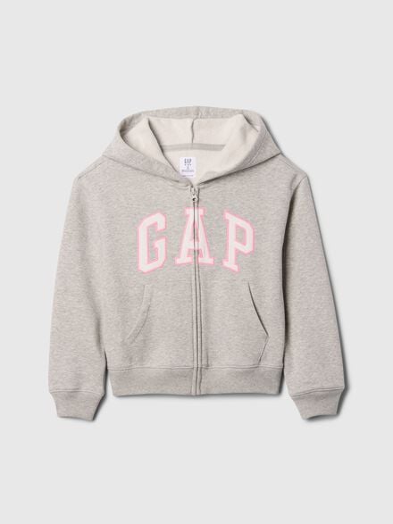 kids relaxed gap logo zip hoodie kids relaxed gap logo zip hoodie