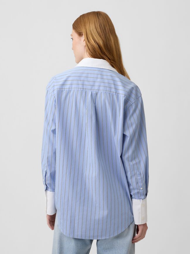 Poplin Big Shirt gap poplin big shirt