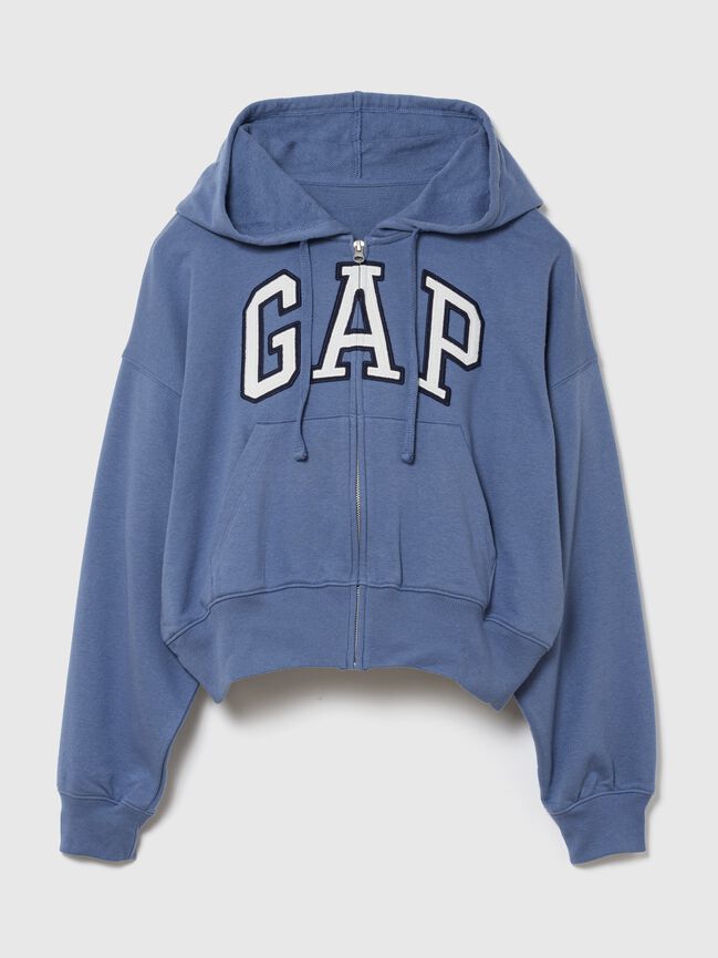 Oversized Gap Logo French Terry Zip Hoodie oversized gap logo french terry zip hoodie