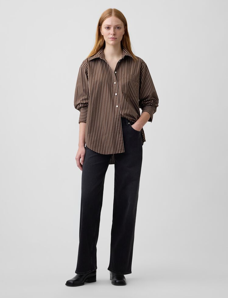 Poplin Big Shirt gap poplin big shirt