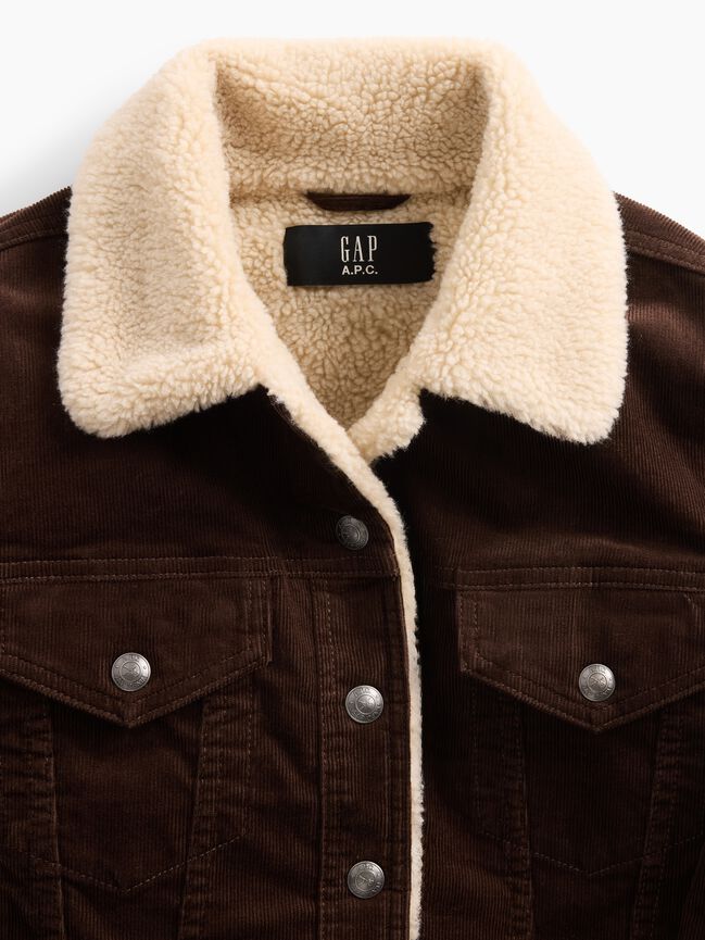 Gap × A.P.C. Icon Corduroy Crop Jacket gap a p c icon corduroy crop jacket