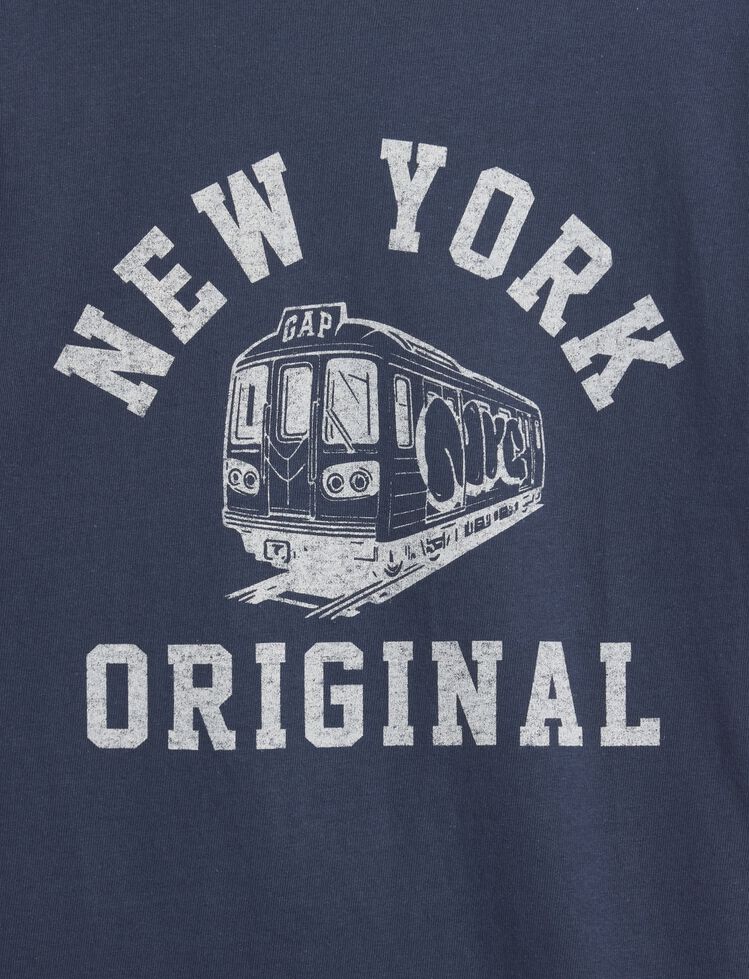 Kids Relaxed New York Graphic Ringer T-Shirt gap kids relaxed new york graphic ringer t shirt