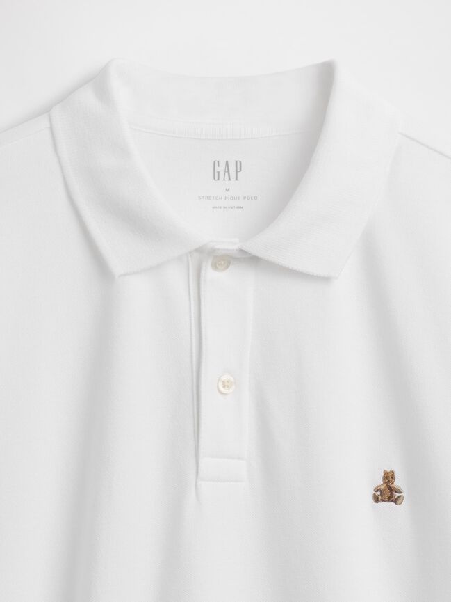 Brannan Bear Stretch Pique Polo Shirt gap brannan bear stretch pique polo shirt