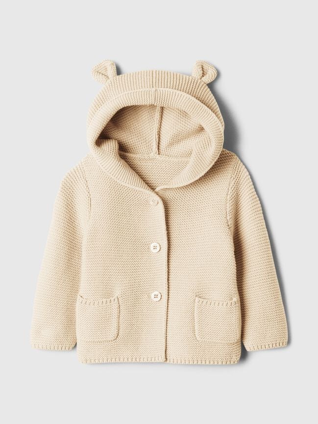 Baby Bear Garter Cardigan gap baby bear garter cardigan